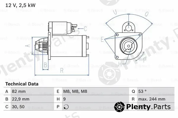 Bosch 0986023120 — Starter