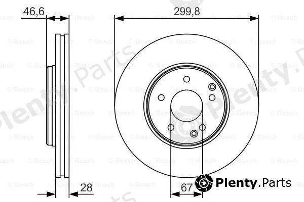 Bosch 0986479R79 — Brake Disc