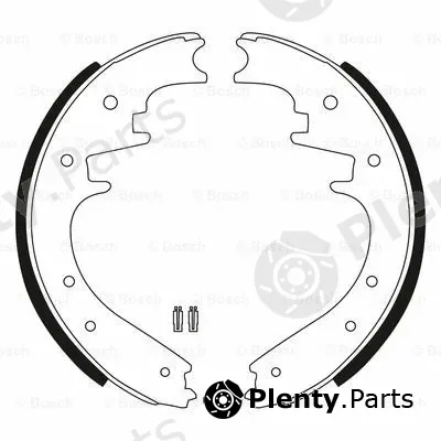 Bosch 0986BB3513 — Brake Shoe Set