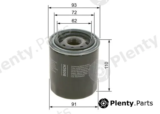 Bosch 09864B7044 — Oil Filter
