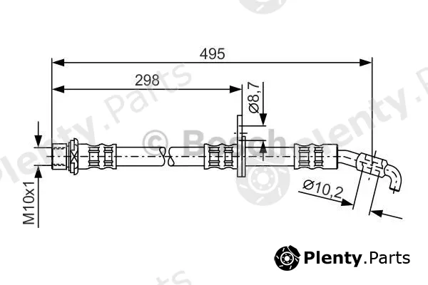 Bosch 1987476962 — Brake Hose