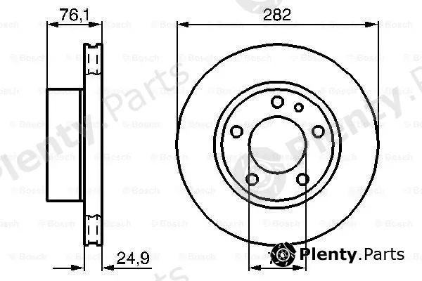 Bosch 0986478217 — Brake Disc