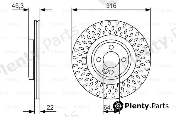 Bosch 0986479A07 — Brake Disc