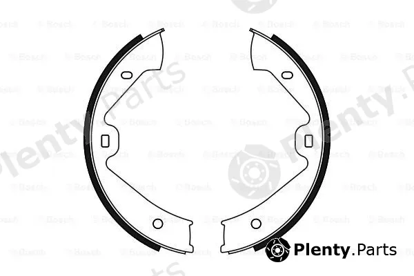 Bosch 0986487755 — Brake Shoe Set, parking brake