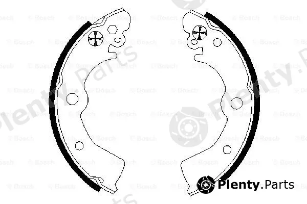 Bosch 0986487578 — Brake Shoe Set