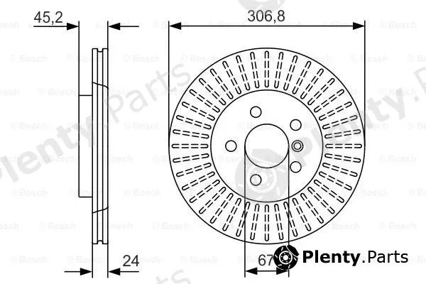 Bosch 0986479C93 — Brake Disc