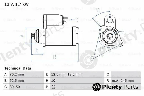 Bosch 0986020300 — Starter