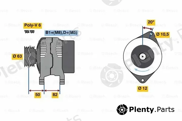 Bosch 0986049420 — Alternator