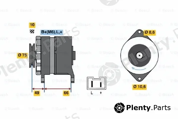 Bosch 0986034851 — Alternator