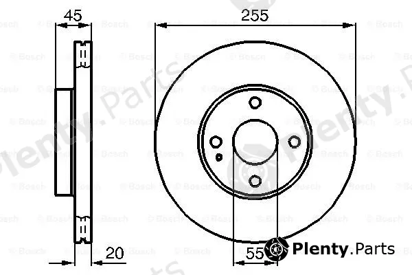 Bosch 0986478996 — Brake Disc