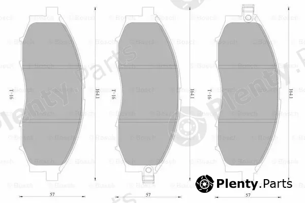Bosch 0986AB4589 — Brake Pad Set, disc brake