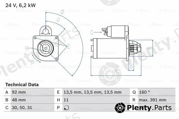 Bosch 0986017320 — Starter