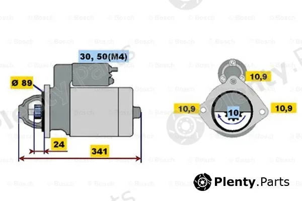 Bosch 0001367051 — Starter