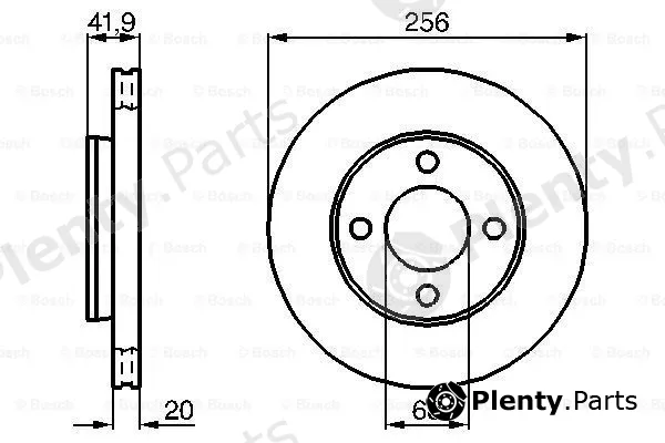 Bosch 0986478225 — Brake Disc