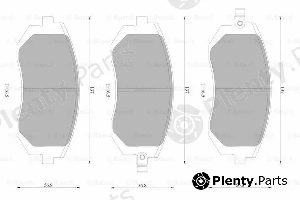 Bosch 0986AB1961 — Brake Pad Set, disc brake