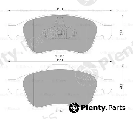 Bosch 0986AB3119 — Brake Pad Set, disc brake