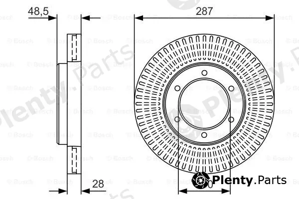 Bosch 0986479U90 — Brake Disc