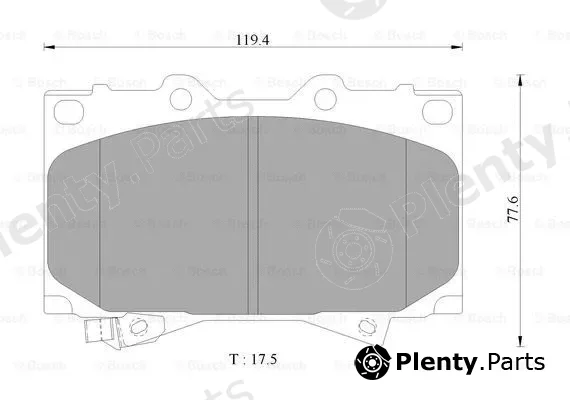 Bosch 0986AB2379 — Brake Pad Set, disc brake
