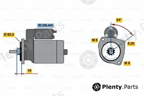 Bosch 0986016320 — Starter