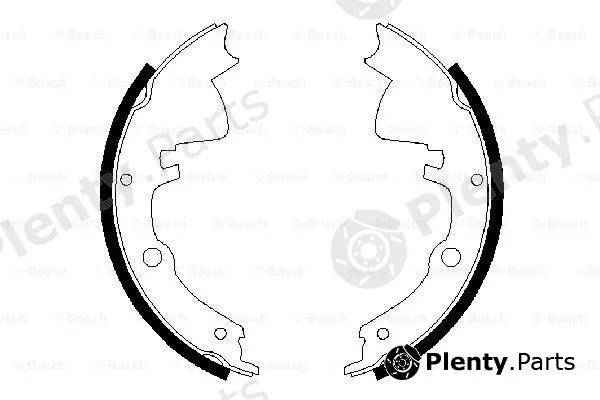Bosch 0986487394 — Brake Shoe Set