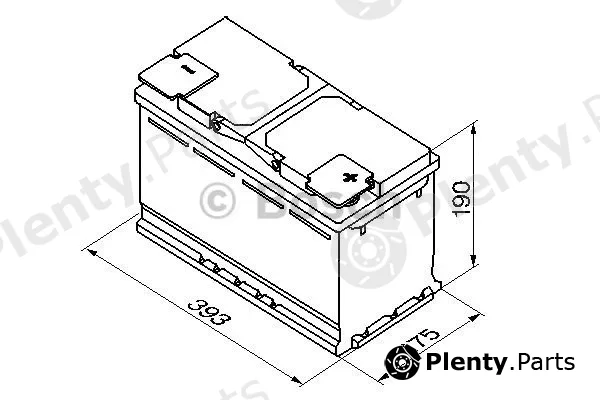 Bosch 0092S50150 — Starter Battery S5