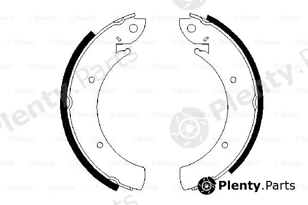 Bosch 0986487648 — Brake Shoe Set