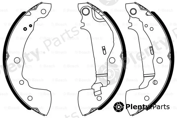 Bosch 0986487963 — Brake Shoe Set