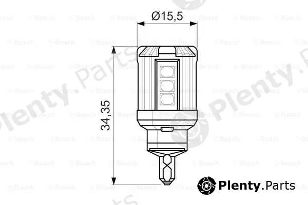 Bosch 1987301528 — Bulb, stop light LED Retrofit BL