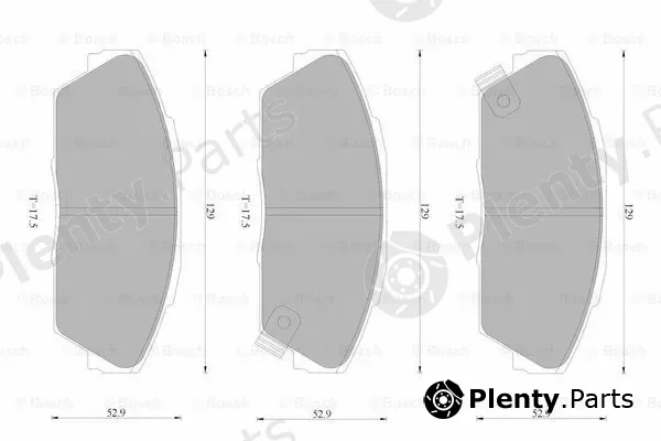 Bosch 0986AB9097 — Brake Pad Set, disc brake