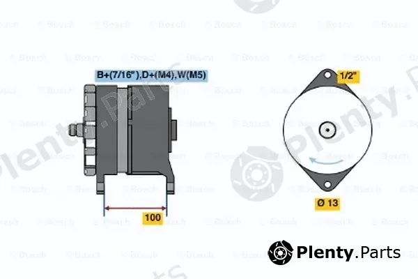 Bosch 0120468028 — Alternator