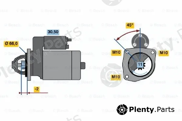 Bosch 0001110017 — Starter