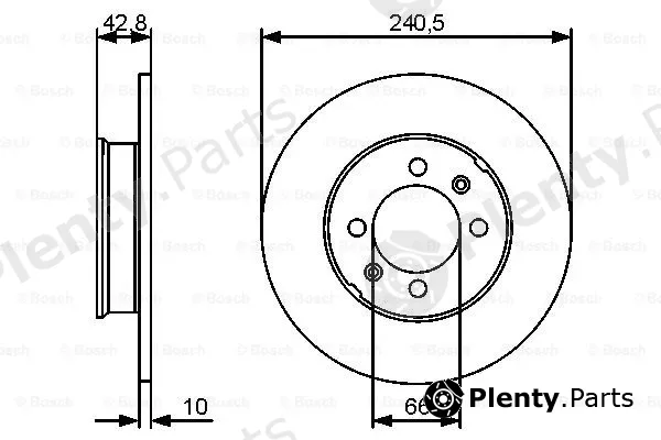 Bosch 0986479478 — Brake Disc