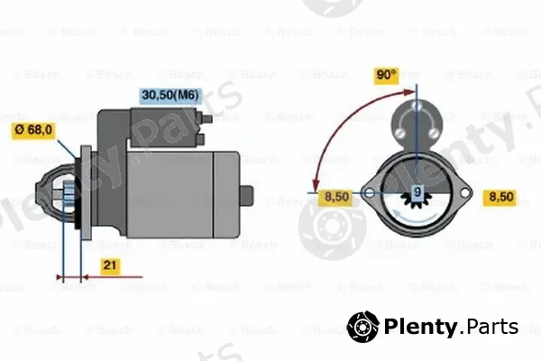 Bosch 0001112015 — Starter