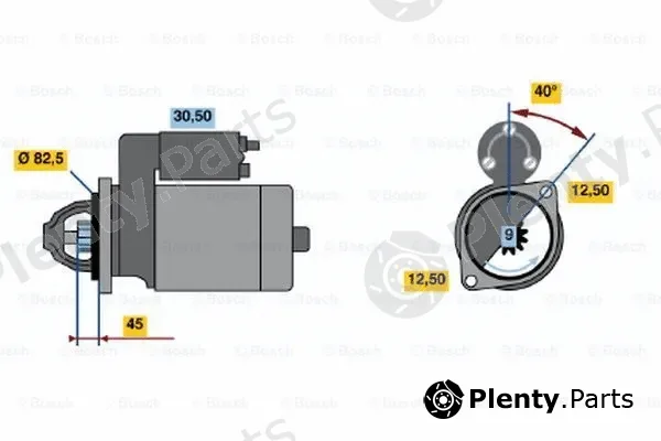 Bosch 0001110009 — Starter
