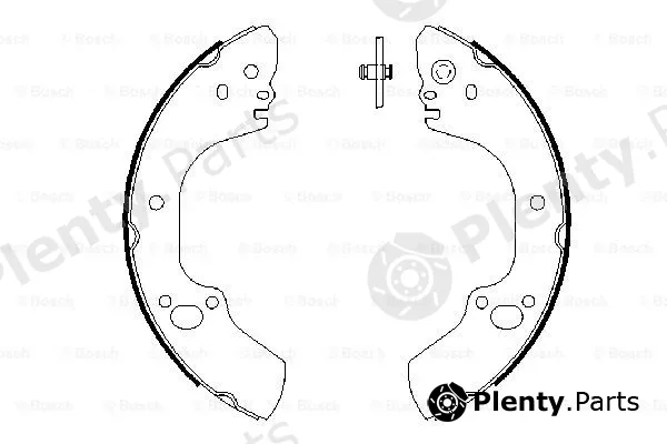 Bosch 0986487662 — Brake Shoe Set