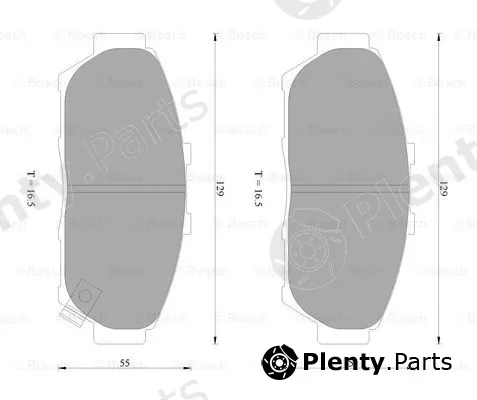 Bosch 0986AB2279 — Brake Pad Set, disc brake