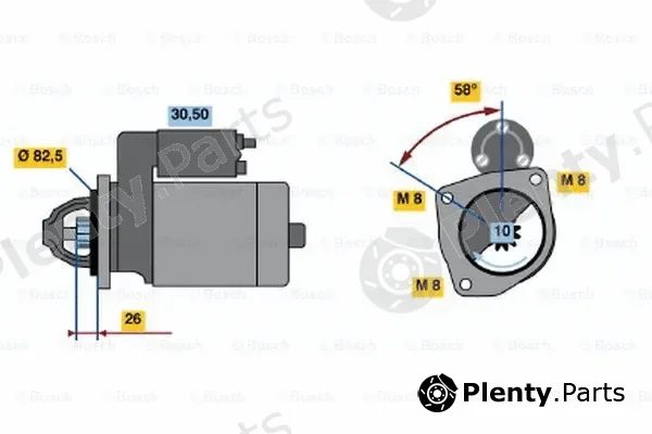 Bosch 0986014700 — Starter
