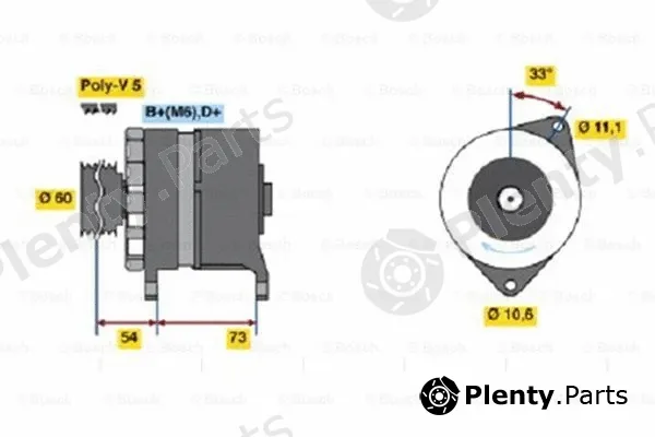 Bosch 0986037160 — Alternator