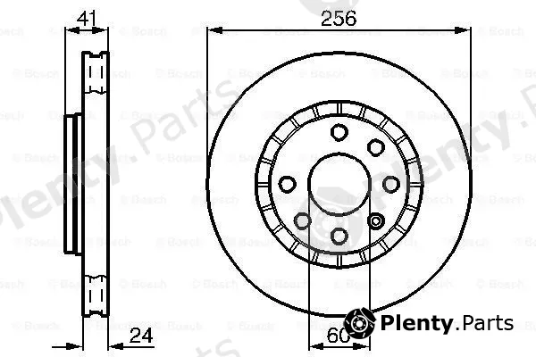 Bosch 0986478327 — Brake Disc