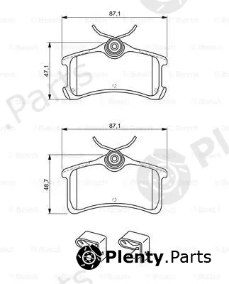 Bosch 0986494274 — Brake Pad Set, disc brake