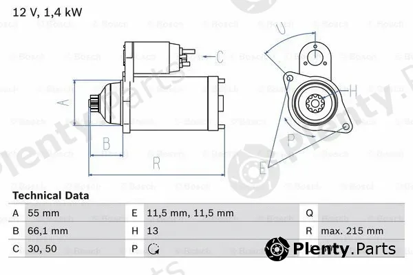 Bosch 0986025320 — Starter