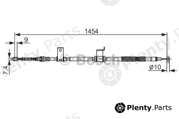 Bosch 1987482294 — Cable Pull, parking brake