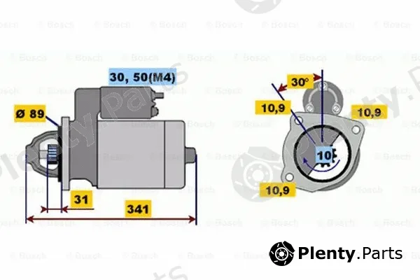 Bosch 0001368016 — Starter