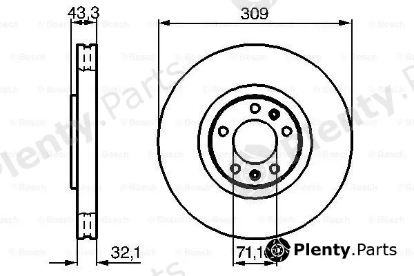 Bosch 0986479027 — Brake Disc