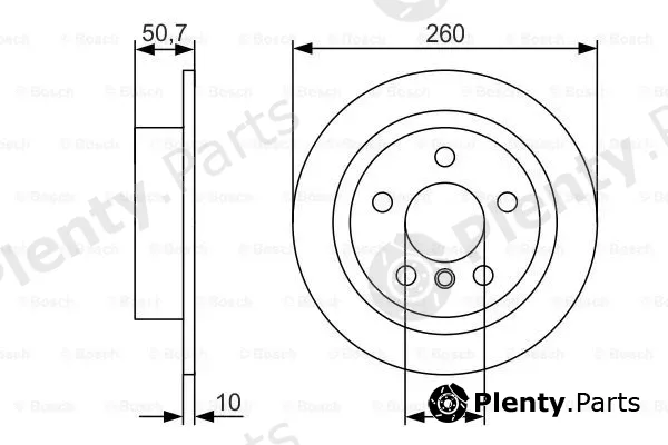 Bosch 0986479C96 — Brake Disc