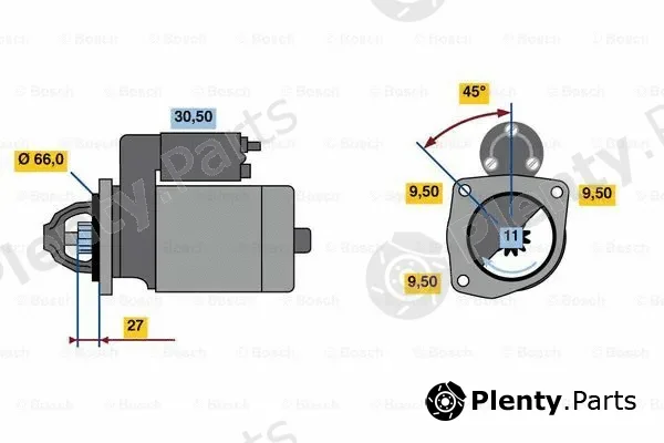 Bosch 0986016411 — Starter