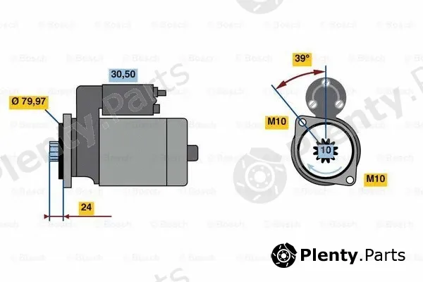 Bosch 0001109399 — Starter