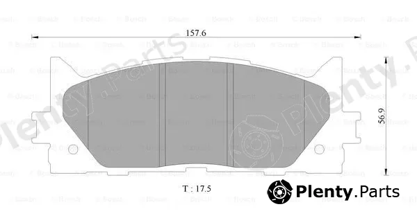 Bosch 0986AB9367 — Brake Pad Set, disc brake