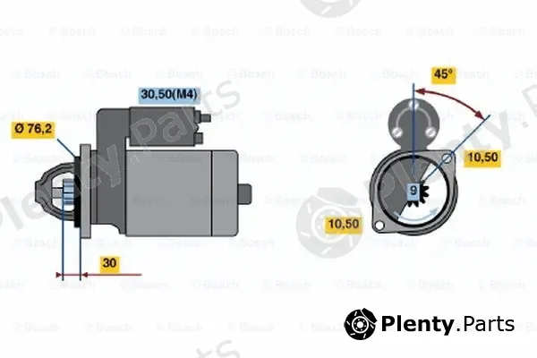 Bosch 0001219010 — Starter