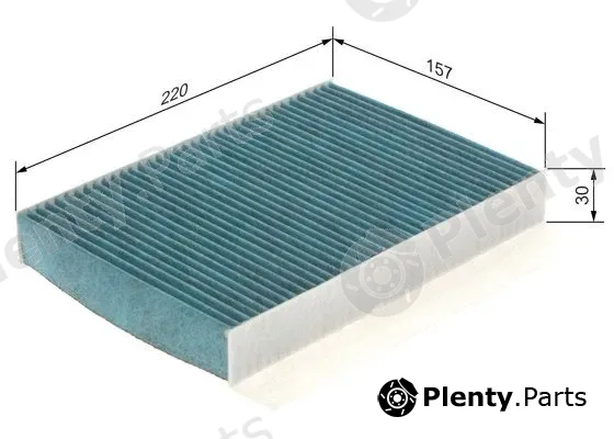 Bosch 0986628542 — Filter, cabin air FILTER+
